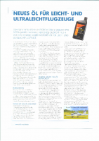 Neues Öl für Ultraleichtmotoren